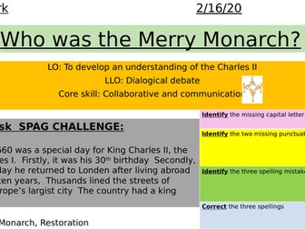 Merry Monarch - Charles II