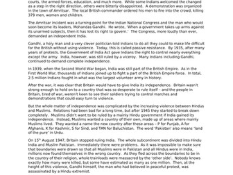 End of the British Empire - Independence