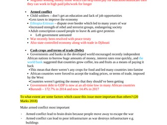 Higher modern studies africa essay plans