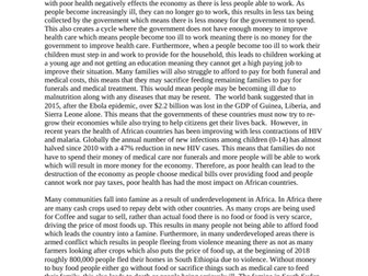 World issue - Higher modern studies essay