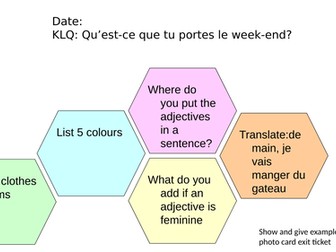 les vetements/clothes