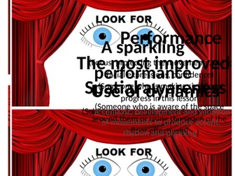 Dance Audience Cards