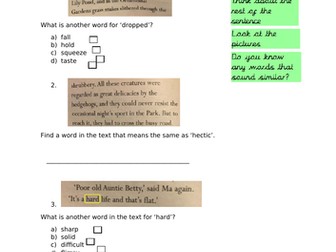 Hodgeheg Reading planning Year 2