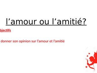 L'amour ou l'amitié pros and cons reading
