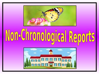 Non-chronological reports (PowerPoint & Planning Templates)