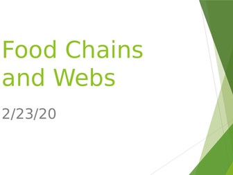 Food Webs