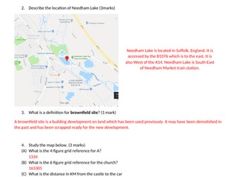 Geography Skills tests GCSE