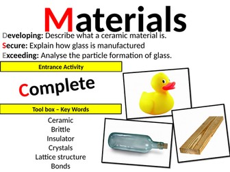 Exploring Science 9E Making materials