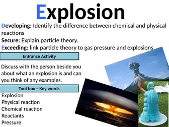 Exploring Science 9F Reactivity