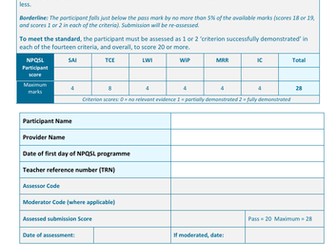 NPQSL example - Maths focus