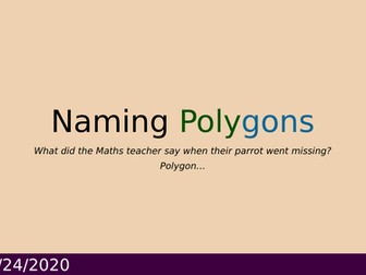 Naming Polygons