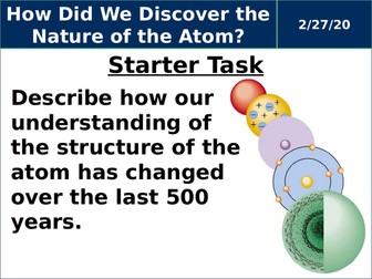 AQA A Level  Physics Nuclear Physics Lesson 1 Discovery of the Nucleus