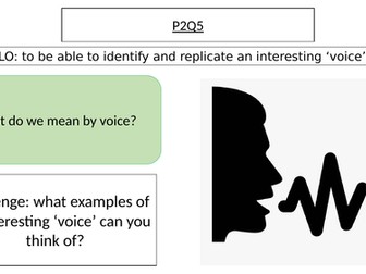 Paper 2 question 5 intervention lessons for grades 7-9