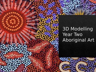 3D modelling Aboriginal Art