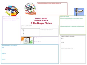 Edexcel GCSE Computer Science Revision mats