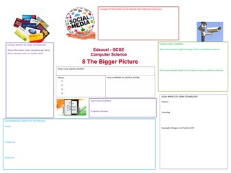 Edexcel GCSE Computer Science Revision mats