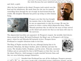 The Tempest (For Key Stage 3) - PowerPoints and Resources Only.