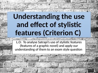 IB English L&L Paper 2 Criterion C
