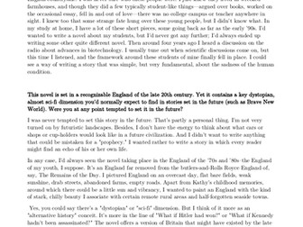 Never Let Me Go (Edexcel A-Level)