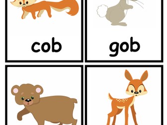 Short -o- sorting game (Forest Animals)