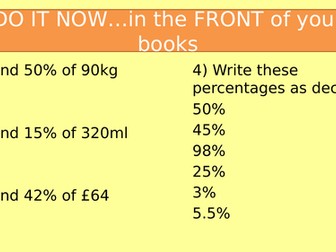 Percentage Increase and Decrease with a calculator