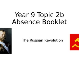 Russian Revolution Absence Workbook