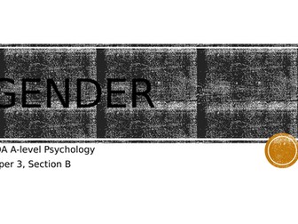 AQA Psychology - Gender topic revision