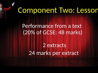 GCSE Drama: Five consecutive Component 2 lessons