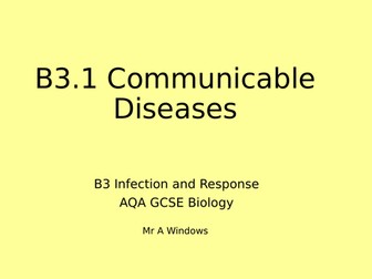 B3 Infection and Response - AQA GCSE Biology (9-1)