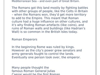 Roman Fact File