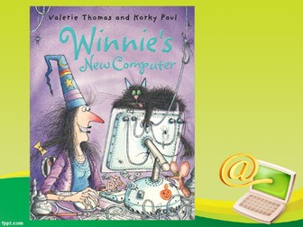 Winnie's new computer (by Valerie Thomas) retelling presentation