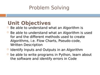 Problem Solving - Lesson 3