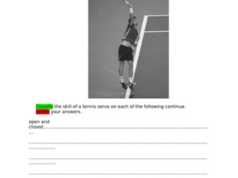 Chapter 8 - Skill Acquisition past exam questions IGCSE