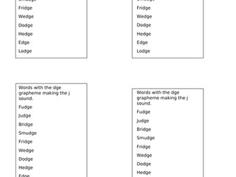 Spelling pack for year 1