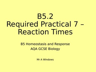 B5 Homeostasis and Response - AQA GCSE Biology (9-1)