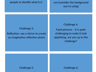 Indoor Photography Challenges (Stay Home - Covid-19)