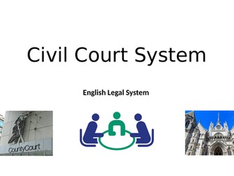 Civil Court System - AQA law English Legal system