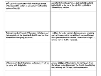 Year 7 - The Battle of Hastings