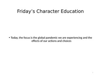 Covid-19 Character Education