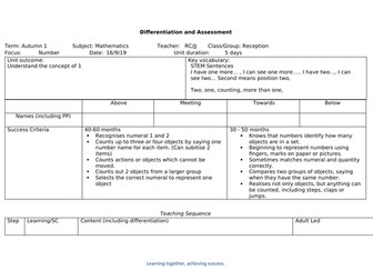 EYFS ONE AND ANOTHER ONE