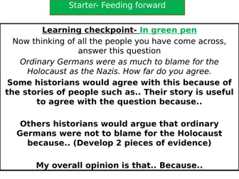 KS3 History- Holocaust- Why is OSkar Schindler significant?