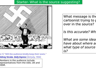 KS4- Edexcel 9-1 Weimar and Nazi Germany