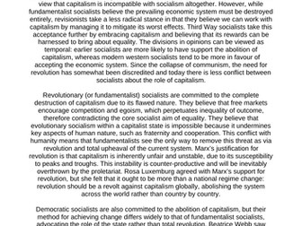 ideologies essays capitalism socialist