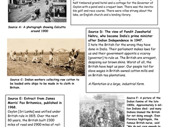Lesson 5 - 6 British Empire Workbook