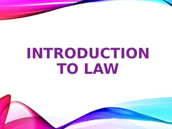 OCR Law - Introduction to the Nature of Law