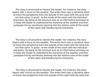 Englih Language AQA P1/A - Jamaica Inn