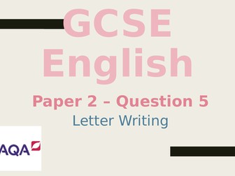 GCSE English - Letter Writing