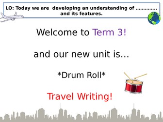 Year 7 - Travel Writing Scheme of Work