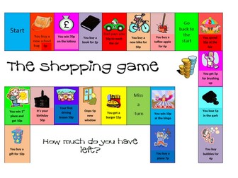 Shopping money game - Coin recognition
