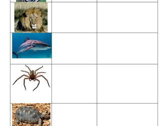 Animal habitats and adaption